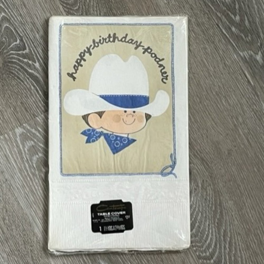 Vintage Contempo Paper Tablecloth